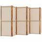 Preview: 6-tlg. Paravent Taupe 420x180 cm