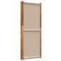 Preview: 4-tlg. Paravent Taupe 280x180 cm