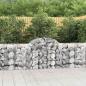 Preview: ARDEBO.de - Gabionen mit Hochbogen 25 Stk. 200x50x80/100cm Verzinktes Eisen