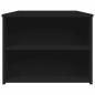 Preview: Couchtisch Schwarz 102x55x42 cm Holzwerkstoff
