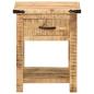 Preview: Nachttisch 40x40x50 cm Massivholz Mango