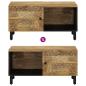 Preview: Couchtisch 80x50x40 cm Massivholz Mango