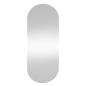 Preview: Wandspiegel 30x70 cm Glas Oval