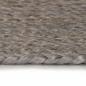 Preview: Teppich Handgefertigt Jute Rund 180 cm Grau