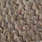 Preview: Teppich Handgefertigt Jute Rund 180 cm Grau