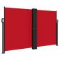 Preview: Seitenmarkise Ausziehbar Rot 140x1200 cm