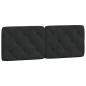 Preview: Bettgestell ohne Matratze Schwarz 120x200 cm Samt