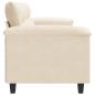 Preview: 2-Sitzer-Sofa Beige 140 cm Mikrofasergewebe