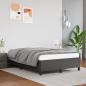 Preview: ARDEBO.de - Bettgestell ohne Matratze Grau 120x190 cm Kunstleder