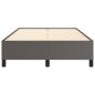 Preview: Bettgestell ohne Matratze Grau 120x190 cm Kunstleder