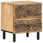 Preview: Nachttische 2 Stk. 40x33x46 cm Massivholz Mango