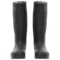 Preview: Gummistiefel Schwarz Größe 38 PVC