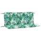 Preview: Gartenbank-Auflagen 2 Stk. Blattmuster 120x50x7cm Oxford-Gewebe
