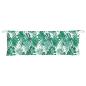 Preview: Gartenbank-Auflagen 2 Stk. Blattmuster 150x50x7cm Oxford-Gewebe