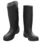 Preview: Gummistiefel Schwarz Größe 44 PVC