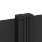Preview: Seitenmarkise Ausziehbar Schwarz 120x600 cm