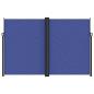 Preview: Seitenmarkise Ausziehbar Blau 220x600 cm