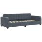 Preview: Tagesbett Dunkelgrau 80x200 cm Samt