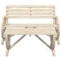 Preview: 2-tlg. Garten-Lounge-Set Massivholz Tanne