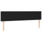 Preview: Bettgestell ohne Matratze Schwarz 120x190 cm Stoff