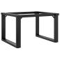 Preview: Couchtischbeine O-Gestell 50x40x38 cm Stahl
