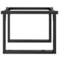 Preview: Couchtischbeine O-Gestell 50x40x38 cm Stahl