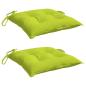 Preview: Palettenkissen 2 Stk. Hellgrün 50x50x7 cm Oxford-Gewebe