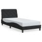 Preview: Bettgestell ohne Matratze Schwarz 80x200 cm Samt