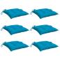 Preview: Palettenkissen 6 Stk. Hellblau 50x50x7 cm Oxford-Gewebe