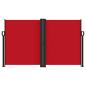 Preview: Seitenmarkise Ausziehbar Rot 140x1000 cm