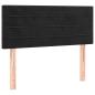 Preview: Boxspringbett mit Matratze Schwarz 120x190 cm Samt