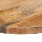 Preview: Tischplatte Ø 60x3,8 cm Rund Raues Massives Mangoholz