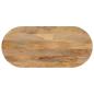 Preview: ARDEBO.de - Tischplatte 90x40x3,8 cm Oval Massivholz Mango