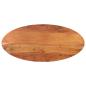 Preview: ARDEBO.de - Tischplatte 110x40x2,5 cm Oval Massivholz Akazie