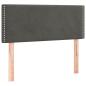 Preview: Boxspringbett mit Matratze Dunkelgrau 120x190 cm Samt