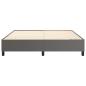 Preview: Boxspringbettgestell Grau 160x200 cm Kunstleder