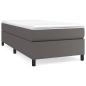Preview: Boxspringbettgestell Grau 80x200 cm Kunstleder