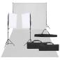 Preview: ARDEBO.de - Fotostudio-Set mit Beleuchtung und Hintergrund