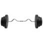 Preview: Curlstange mit Gewichten 60 kg