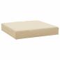 Preview: Palettenkissen Beige 60x60x8 cm Oxford-Gewebe