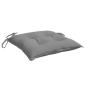 Preview: Stuhlkissen 2 Stk. Grau 40x40x7 cm Oxford-Gewebe