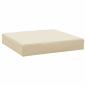 Preview: Palettenkissen 2-tlg. Beige Oxford-Gewebe