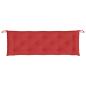 Preview: Gartenbank-Auflagen 2 Stk. Rot 150x50x7 cm Oxford-Gewebe