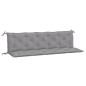 Preview: Gartenbank-Auflagen 2 Stk. Grau 180x50x7 cm Oxford-Gewebe