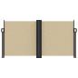 Preview: Seitenmarkise Ausziehbar Beige 120x1200 cm