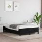 Preview: ARDEBO.de - Bettgestell ohne Matratze Schwarz 120x190 cm Stoff