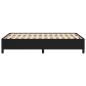 Preview: Bettgestell ohne Matratze Schwarz 120x190 cm Stoff