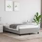 Preview: ARDEBO.de - Bettgestell ohne Matratze Hellgrau 120x190 cm Stoff