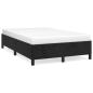 Preview: Bettgestell ohne Matratze Dunkelgrau 120x190 cm Samt