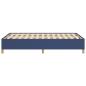 Preview: Bettgestell ohne Matratze Blau 120x190 cm Stoff